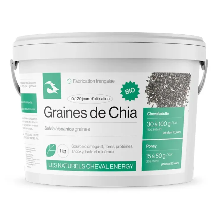 Cheval Energy - Les Naturels Cheval Energy Graines de Chia New