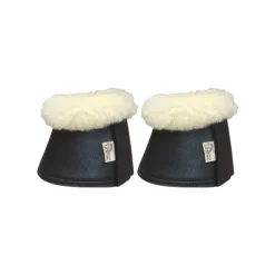 Harry's Horse Cloches en Néoprène Noir et Mouton pour Cheval Best