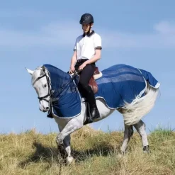 Horseware Amigo Flyrider Couvre Rein Couvre Cou Anti Mouche New