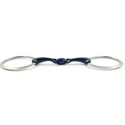 Jump'In Mors Grands Anneaux Plats Blue Steel Double Brisure Sale