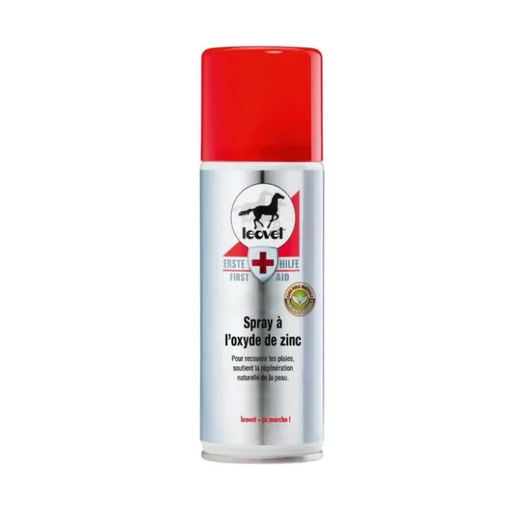 Leovet First Aid Spray Oxide de Zinc Blessure Cheval New