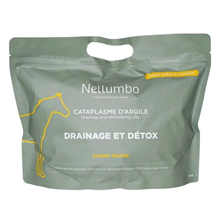 Nellumbo Cataplasme d'Argile Drainage & Détox